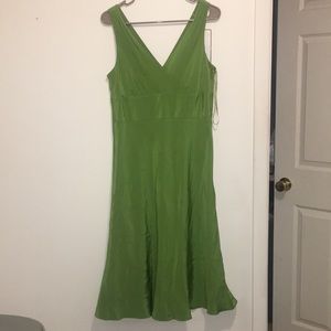 NWT JCREW SOPHIA GREEN DRESS